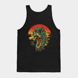 T-Rex Zombie Tank Top